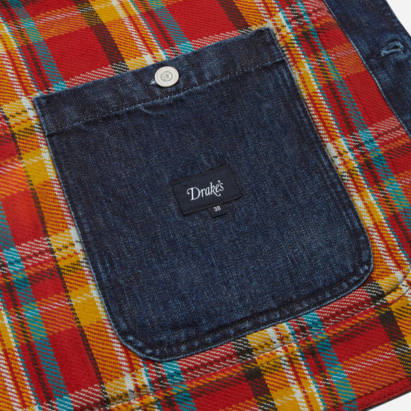 DENIM FIELD JACKET - INDIGO WASH