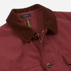 Drakes - HIKING JACKET - WASHED RED -  - Alternative View 1