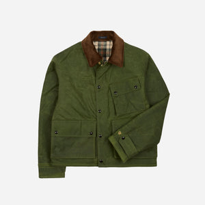 Drakes - Drake's Waxed Wader Jacket - Lemongrass -  - Main Front View