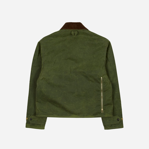 Drake's Waxed Wader Jacket - Lemongrass