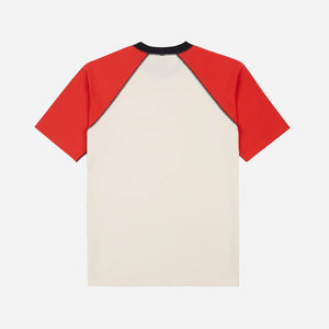 Drakes - RAGLAN HIKING T-SHIRT - ECRU/CLAY -  - Alternative View 1