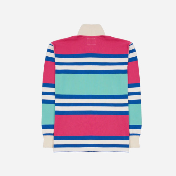 PASTEL RUGBY SHIRT - PINK/BLUE-MINT