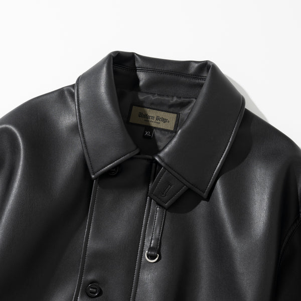 MK3 VEGAN LEATHER JACKET - BLACK