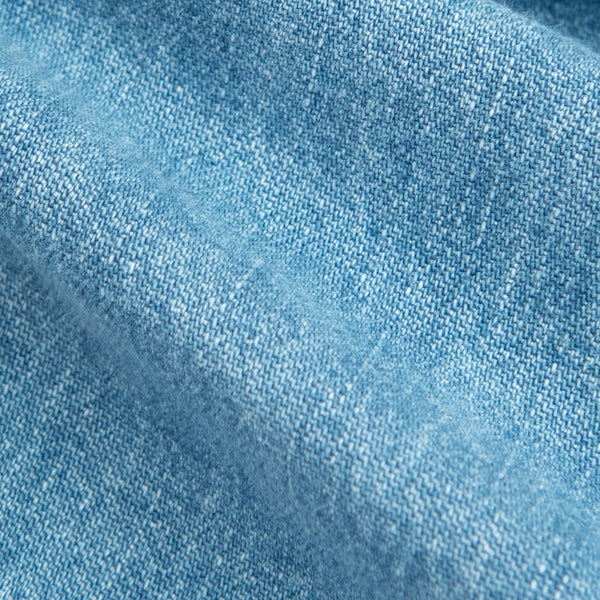 WESTERN DENIM WORK SHIRT - STONE WASH BLUE