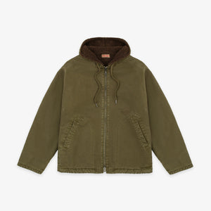 Dubbleware - Dubbleware Cavva Fleece Jacket - Military Green -  - Main Front View