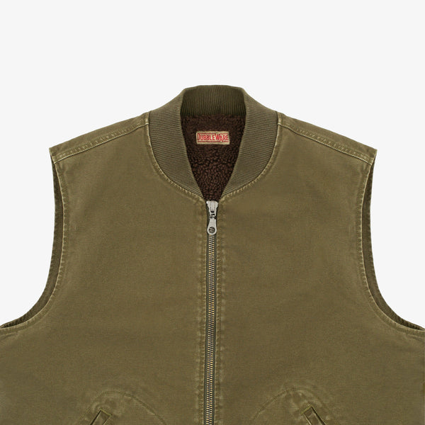 Cavva Fleece Vest - Military Green