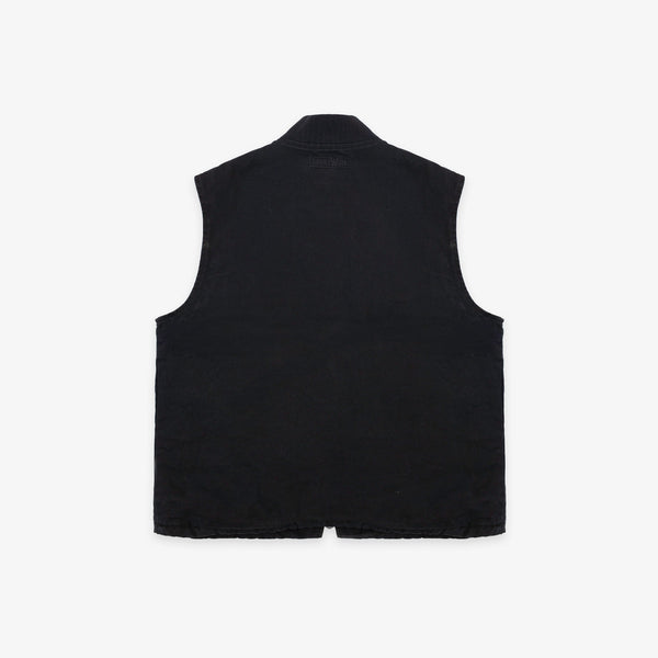 Cavva Fleece Vest - Washed Black