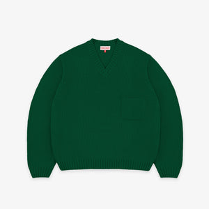 Dubbleware - Dubbleware Beacon Pullover Knit - Green -  - Main Front View