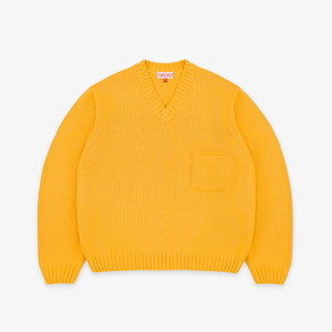 Dubbleware - Dubbleware Beacon Pullover Knit - Yellow -  - Main Front View