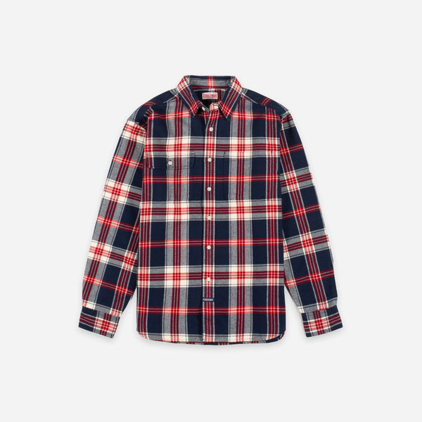 Heritage Check Workshirt - Blue Plaid