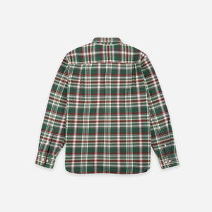 Dubbleware - Dubbleware Heritage Check Workshirt - Green Plaid -  - Alternative View 1