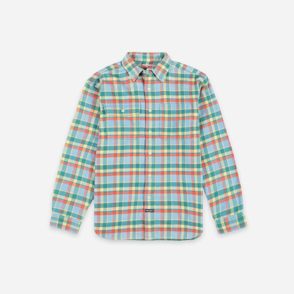 Heritage Check Workshirt - Indigo Plaid