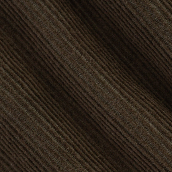 Lined Snap Overshirt - Brown Corduroy