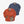 Load image into Gallery viewer, Two long-sleeve button-front work shirts shown on a light gray background, one in rust orange and one in slate blue, both with plaid inner lining and chest pockets.
