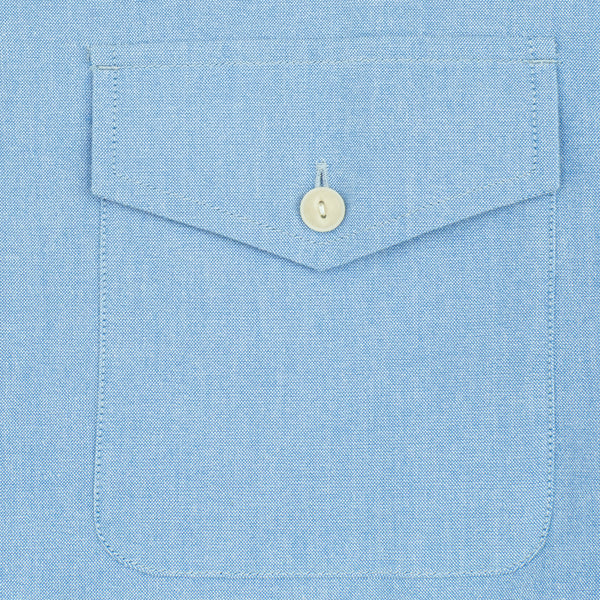 POSTAL POPOVER OXFORD SHIRT - LIGHT BLUE
