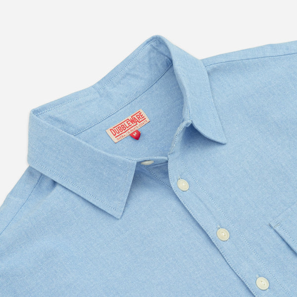POSTAL POPOVER OXFORD SHIRT - LIGHT BLUE