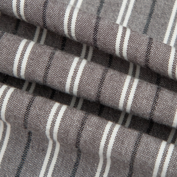 VINTAGE DENIM STRIPE SHIRT - GREY