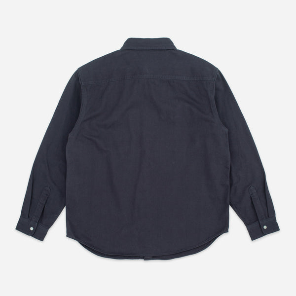 O-RING TWILL OVERSHIRT - NAVY