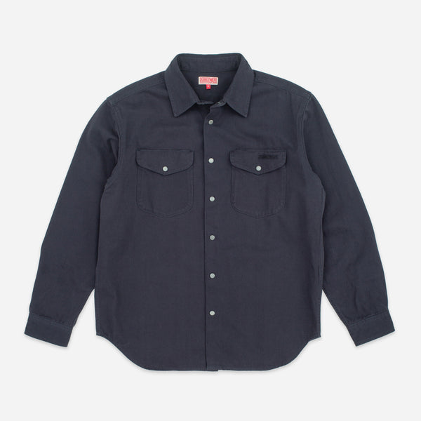 O-RING TWILL OVERSHIRT - NAVY