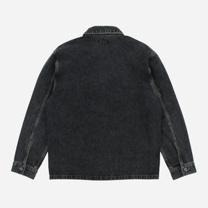 Dubbleware - RUTLAND DENIM WORK JACKET - BLACK WASH -  - Alternative View 1