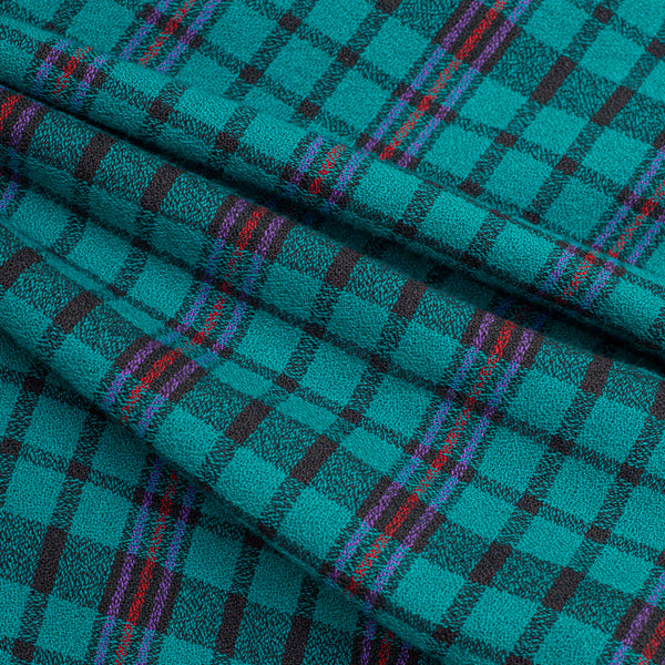 POP CHECK SHIRT- GREEN/BLACK