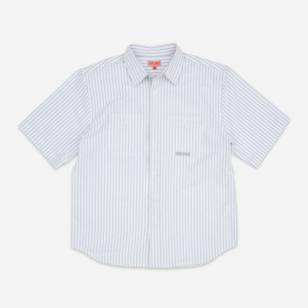 TOUGH STRIPE WORKSHIRT - WHITE