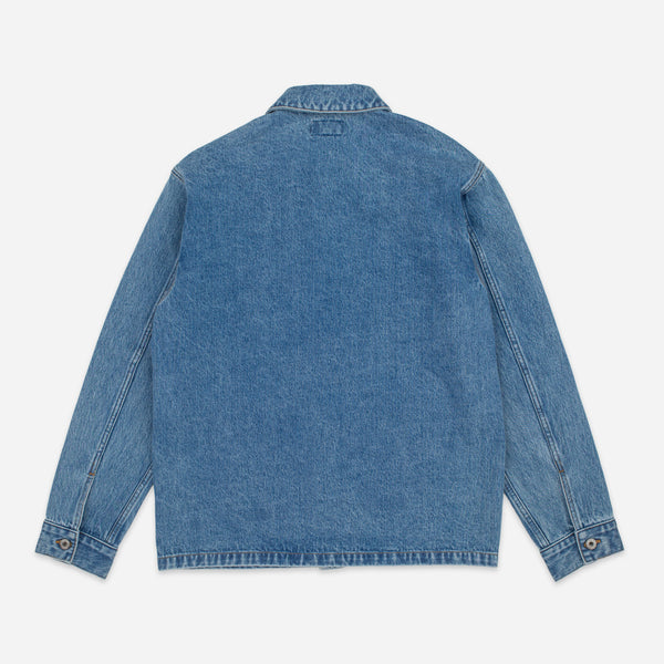 RUTLAND DENIM WORK JACKET - WASH BLUE