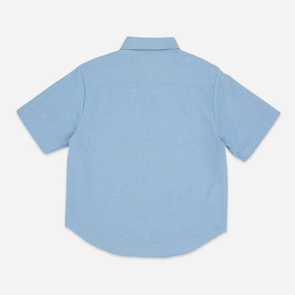 POSTAL POPOVER OXFORD SHIRT - LIGHT BLUE