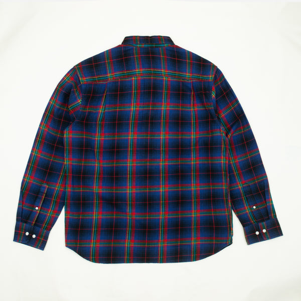 HERITAGE CHECK WORK SHIRT - BLUE/RED-MIX