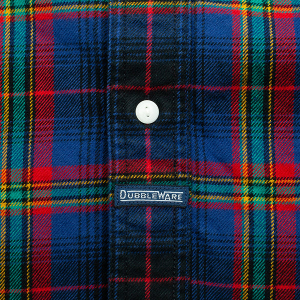 HERITAGE CHECK WORK SHIRT - BLUE/RED-MIX