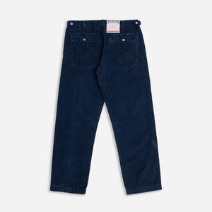 Dubbleware - CORDUROY FATIGUE PANT - NAVY -  - Alternative View 1