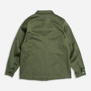 Dubbleware - HEAVY SATEEN WORK JACKET - MILITARY GREEN -  - Alternative View 1