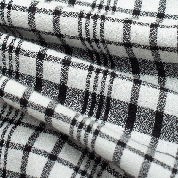 POP CHECK SHIRT - WHITE/BLACK