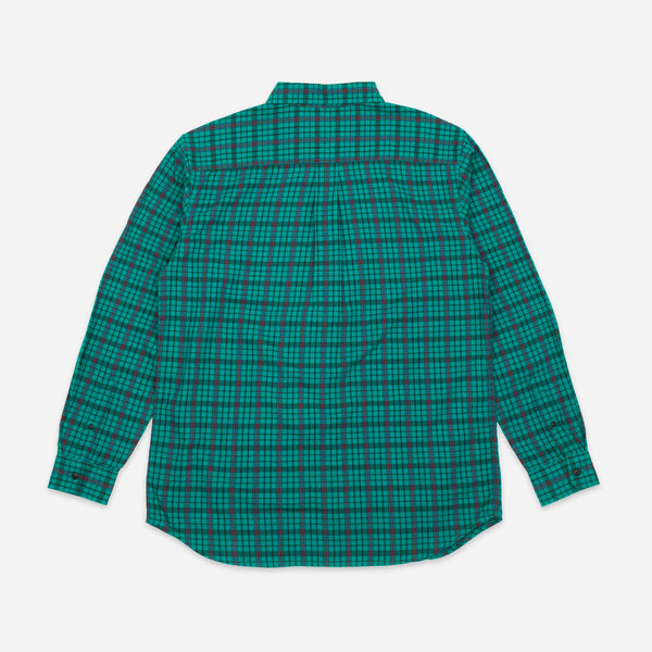POP CHECK SHIRT- GREEN/BLACK