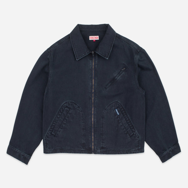 CROP MECHANIC JACKET - DARK NAVY