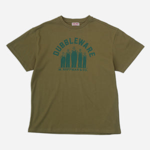 Dubbleware - HOFFMAN T-SHIRT - DARK OLIVE -  - Main Front View