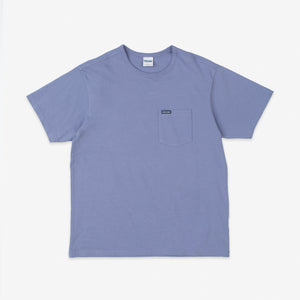 Dubbleware - POCKET T-SHIRT - SOFT BLUE -  - Main Front View
