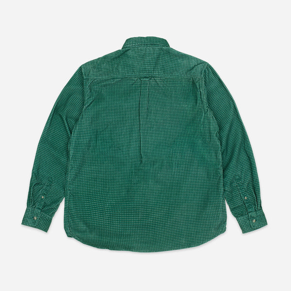 VINTAGE B.D CORD SHIRT - GREEN BOX