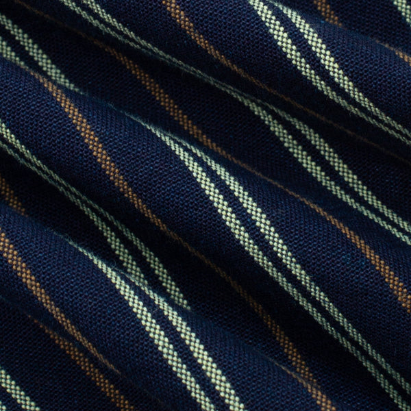 VINTAGE B.D STRIPE DENIM SHIRT - INDIGO