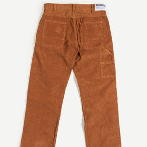 Dubbleware - BELMONT CORDUROY WORK CARPENTER PANT - BROWN -  - Alternative View 1