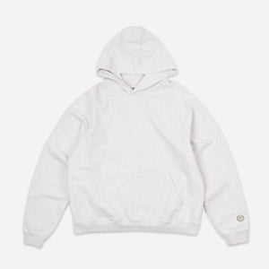 Dubbleware - CLASSIC HOODIE - ASH HEATHER GREY -  - Main Front View