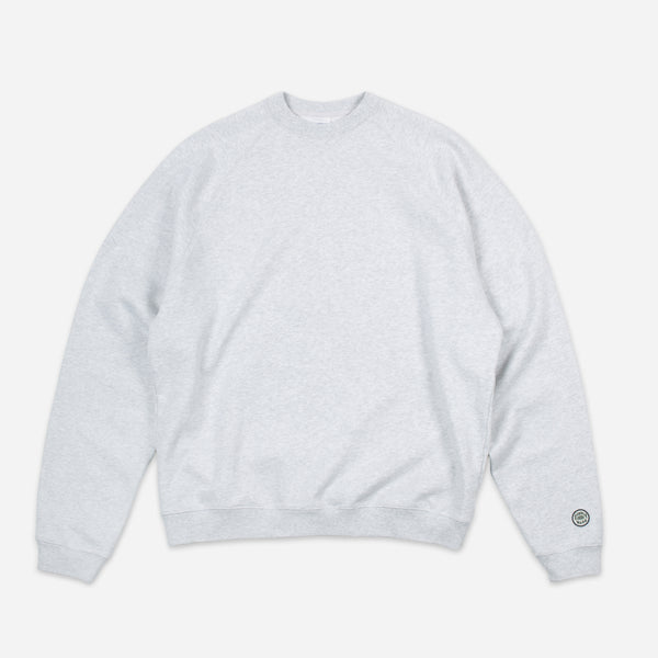 CREW SWEATSHIRT - ASH HEATHER GREY