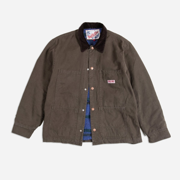 GROVETON BLANKET LINED WORK JACKET - SEA KELP