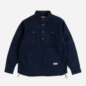 Dubbleware - WESTFORD PULLOVER SMOCK SHIRT - NAVY -  - Main Front View