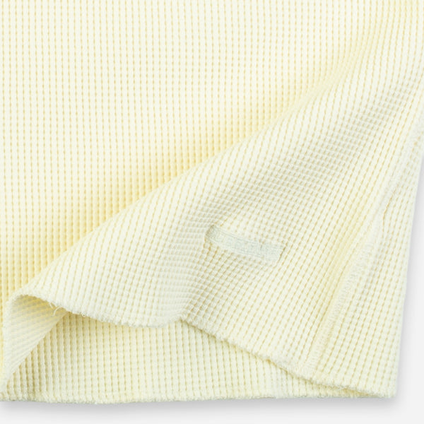 HEAVY WAFFLE SWEATER - MARSHMALLOW