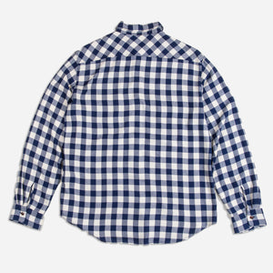 Dubbleware - BUFFALO CHECK WORK SHIRT - NAVY -  - Alternative View 1