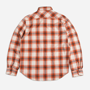 Dubbleware - PLAID WORKERS SHIRT - TAN/RUST -  - Alternative View 1