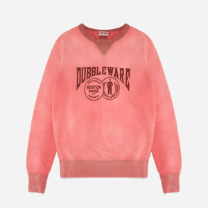 Dubbleware - DOUBLE DISC SWEATSHIRT MADE IN ITALY - VINTAGE RED -  - Main Front View
