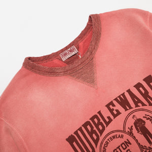 Dubbleware - DOUBLE DISC SWEATSHIRT MADE IN ITALY - VINTAGE RED -  - Alternative View 1