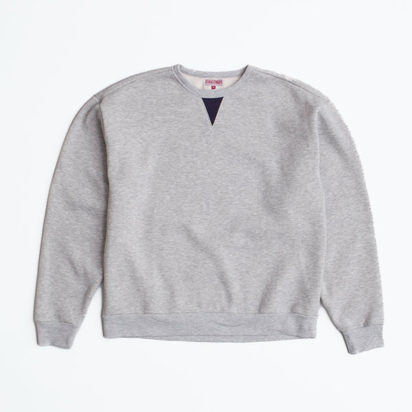 CONTRAST SWEATSHIRT - HEATHER / GREY